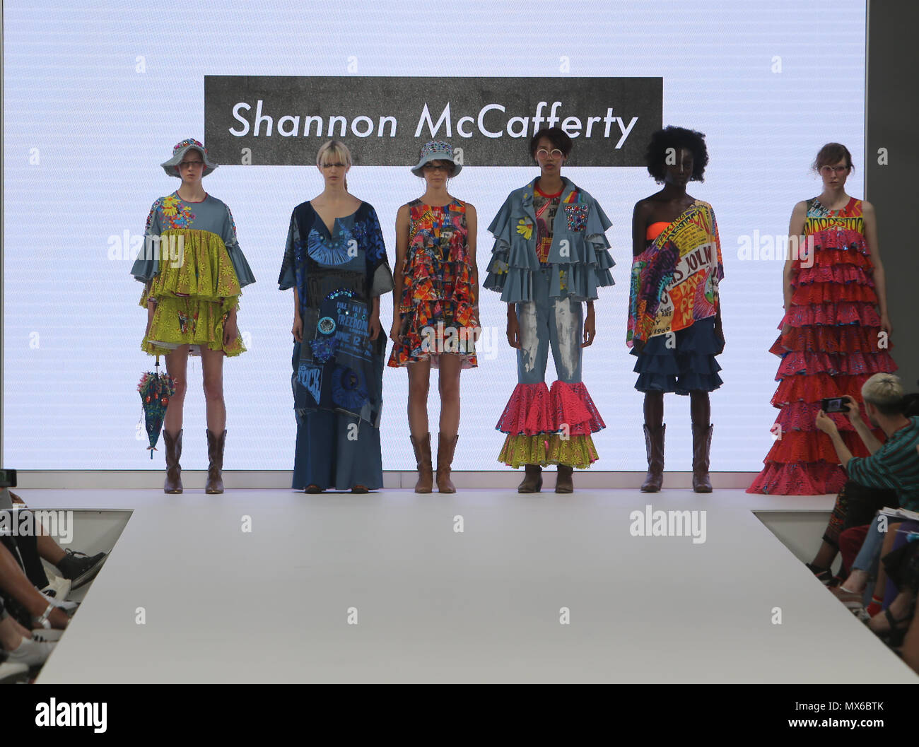 London UK 03 June 2018 Graduate Fashion Week,the largest showcase of BA