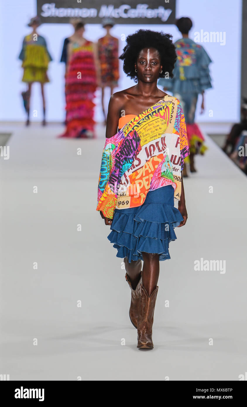 London UK 03 June 2018 Graduate Fashion Week,the largest showcase of BA