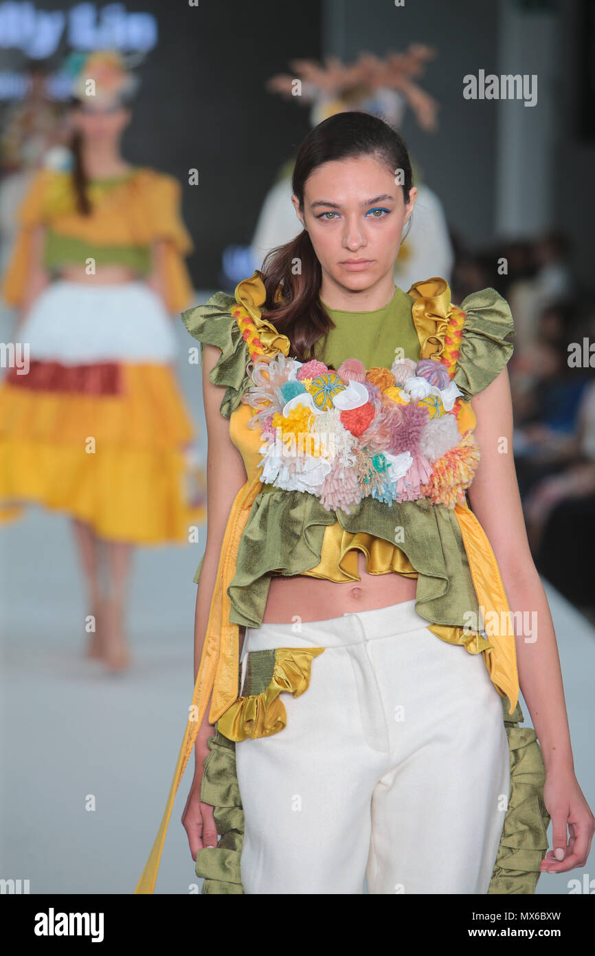 London UK 03 June 2018 Graduate Fashion Week,the largest showcase of BA