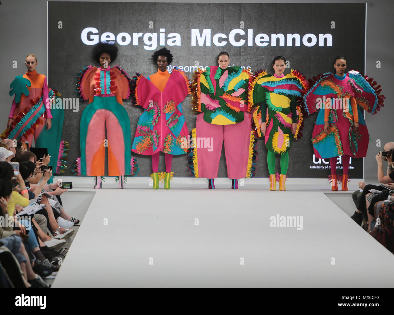 London UK 03 June 2018 Graduate Fashion Week,the largest showcase of BA