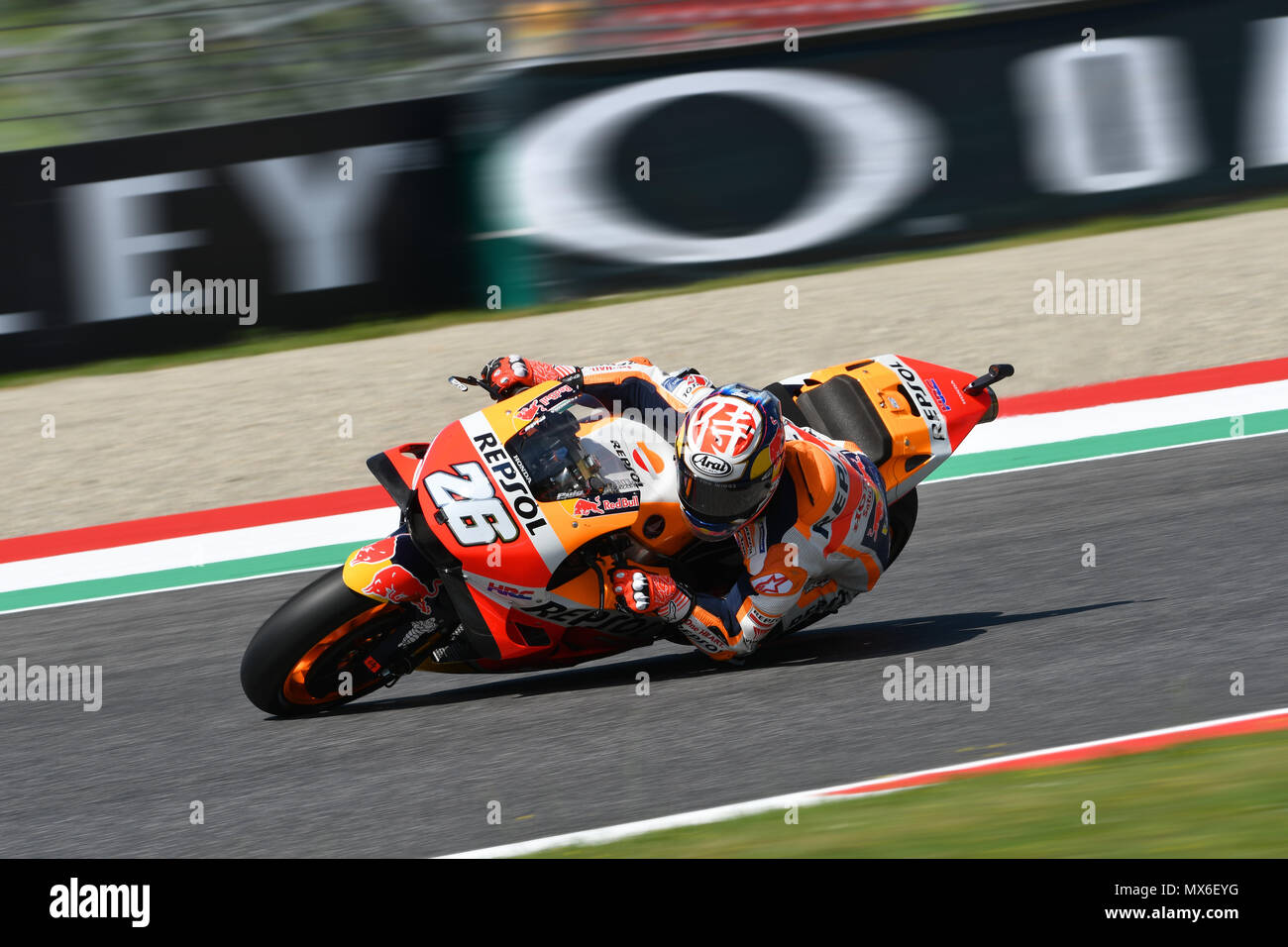 MUGELLO - ITALY, 2 JUNE: Spanish Honda Repsol Team rider Daniel Pedrosa ...