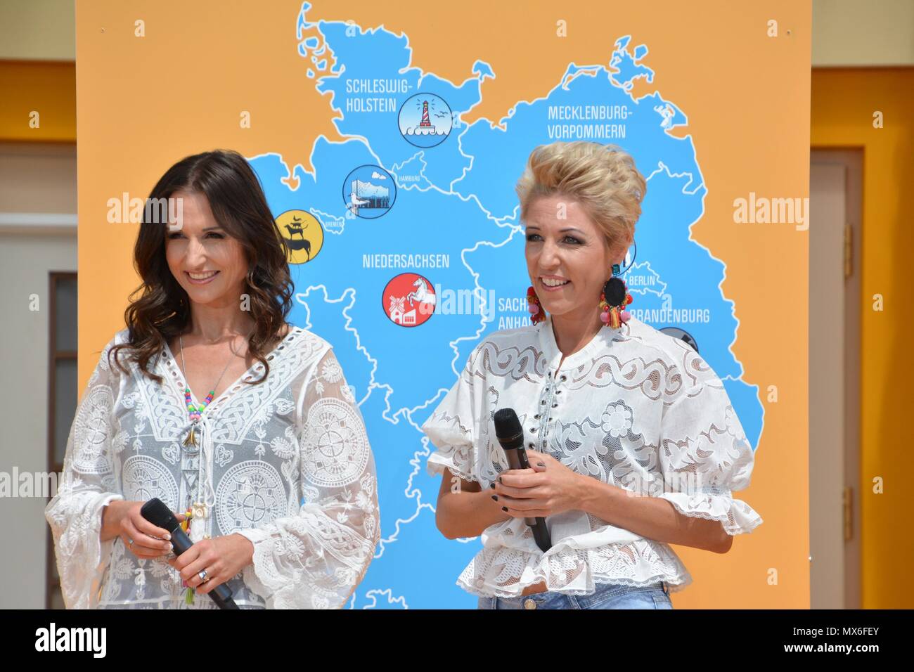 Rust, Germany, 3rd June, 2018, Das Erste ARD TV-Show 'Immer wieder Sonntags' from Europa-Park, Credit: mediensegel/Alamy Live News Stock Photo