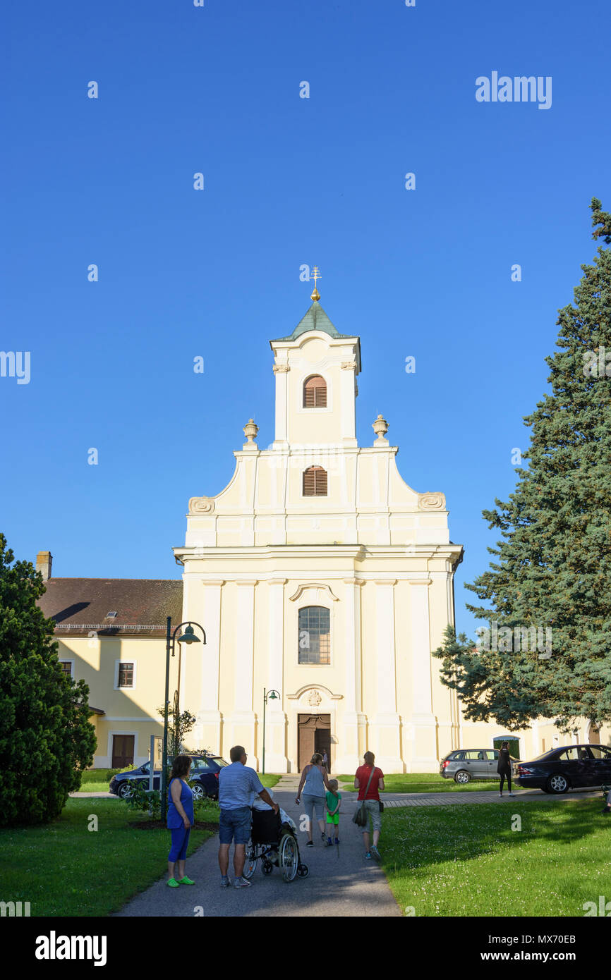 Mannersdorf an der Rabnitz: monastery church Klostermarienberg in Austria, Burgenland, Mittelburgenland Stock Photo