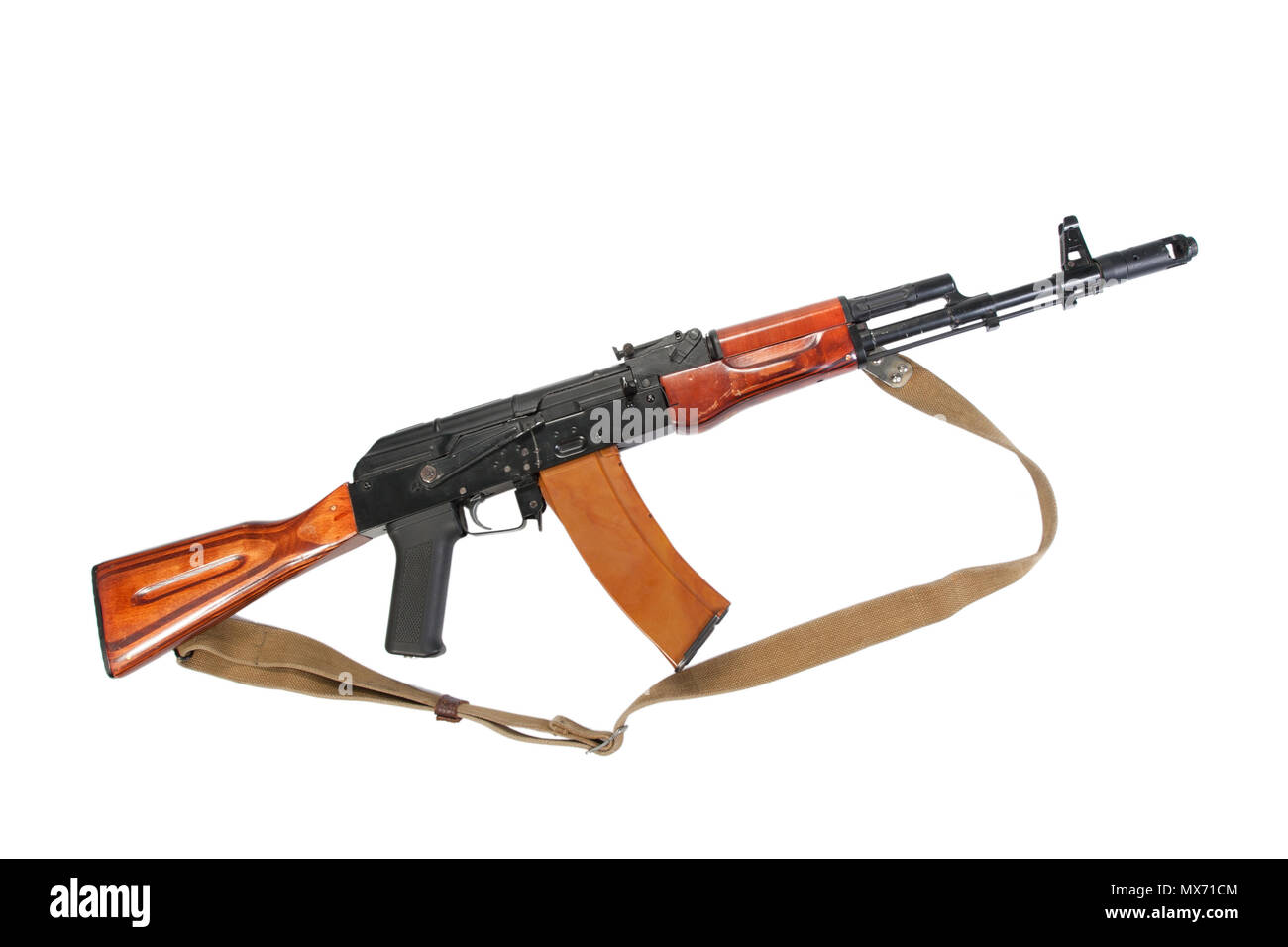 kalashnikov assault rifle ak-74 Stock Photo