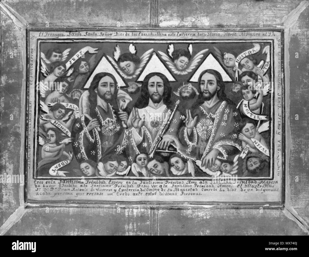 . Trinity  . between 1800 and 1850 102 Brooklyn Museum - Trinity - overall Stock Photo