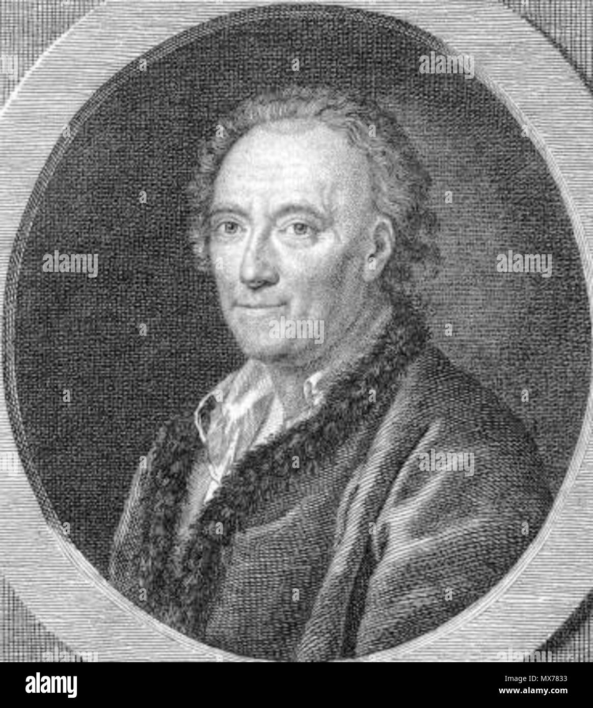 . English: Latvian hymn-writer Christoph Friedrich Neander / Kristofs Frīdrihs Neanders (1723-1802). 18th century. Unknown 129 Christoph Friedrich Neander Stock Photo