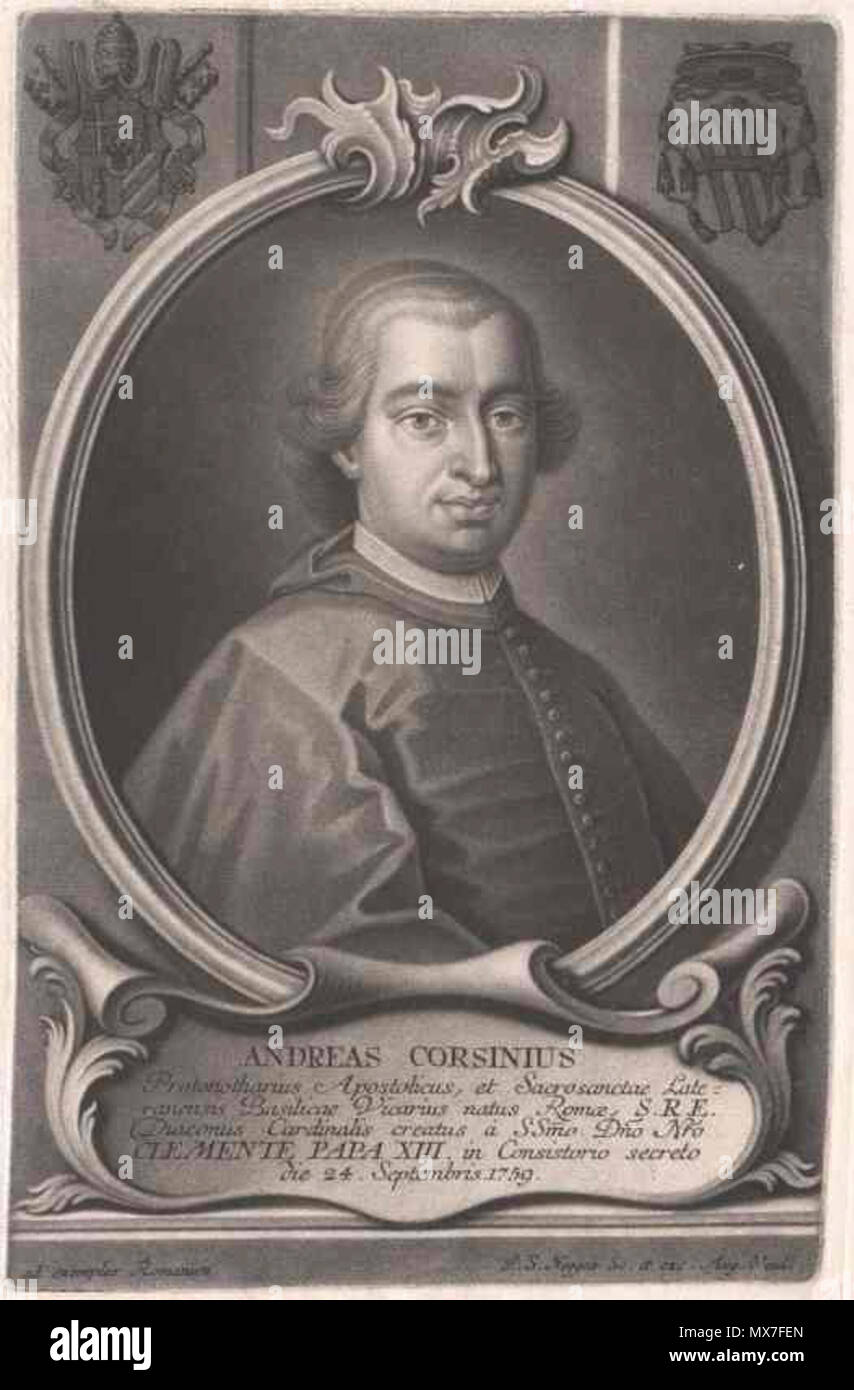 . English Cardinal Andrea Corsini (17351795) . circa 1760. Anonymus