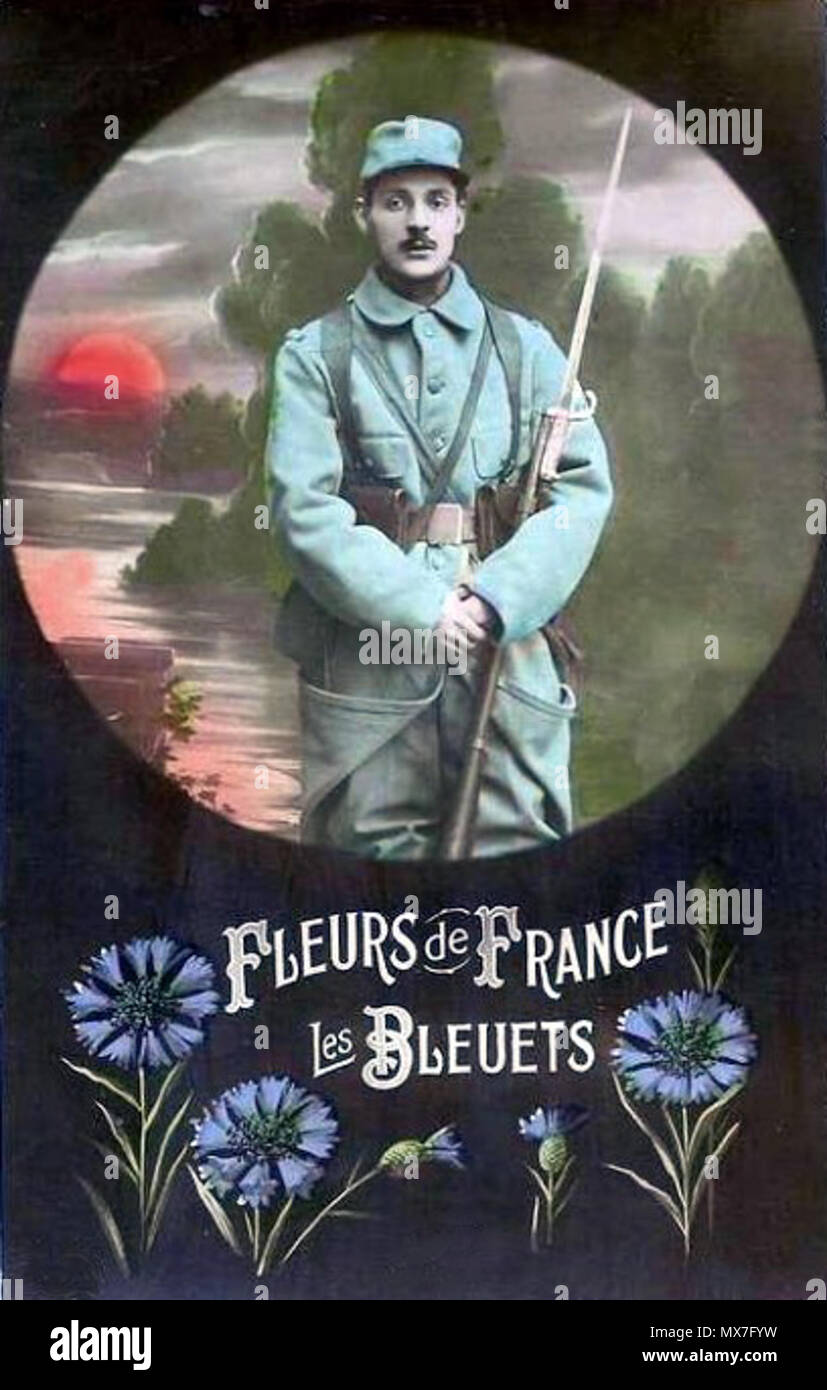 Carte Postale Ancienne Fleur De France Le Bleuet Circa 1917 Unknown 146 Cpa Bleuet De France 1914 1918 Stock Photo Alamy