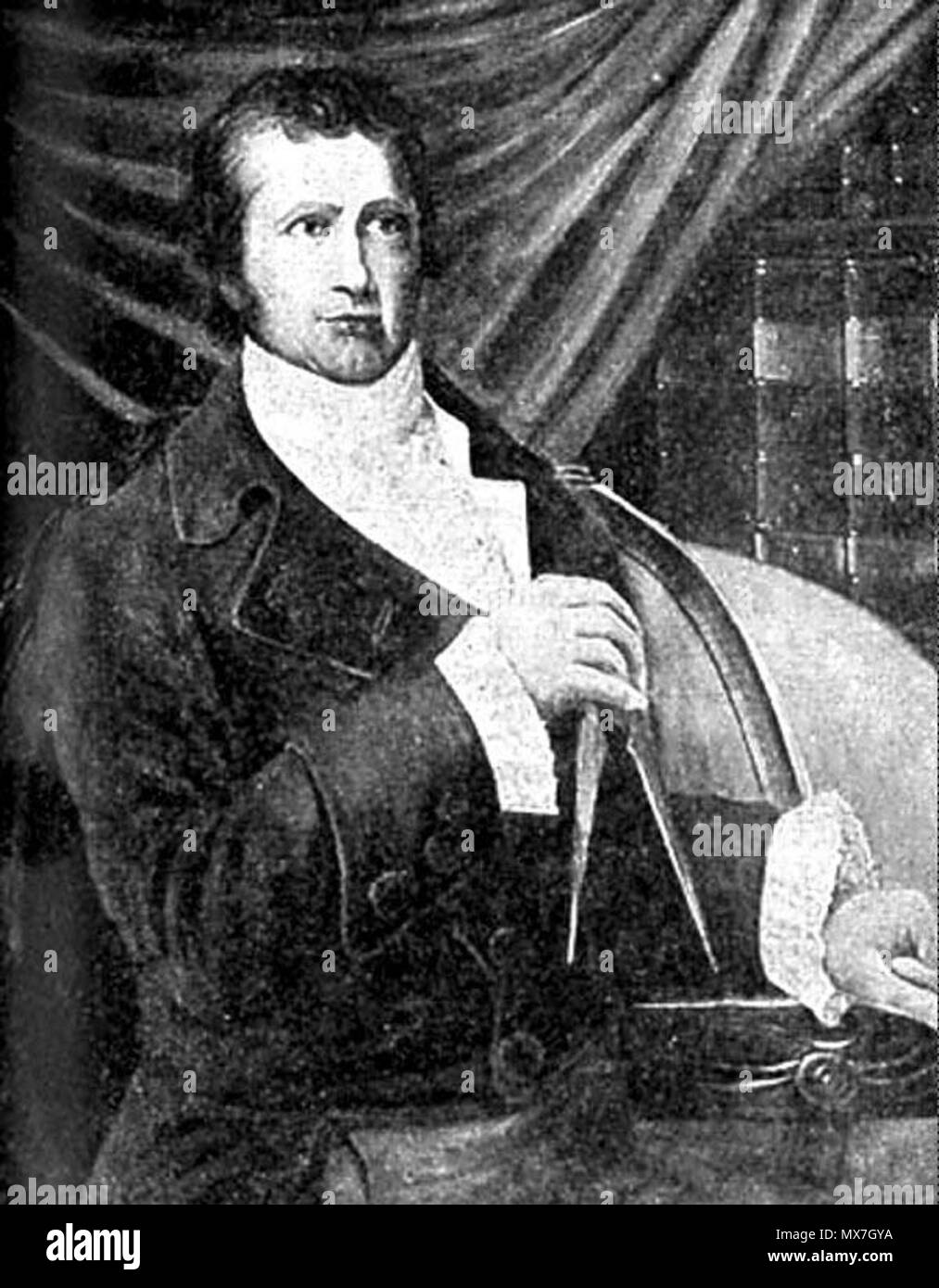 . English: David Thompson (1770-1857) Canadian cartographer and explorer . 28 May 2012. Unknown 155 David Thompson (1770-1857) Stock Photo