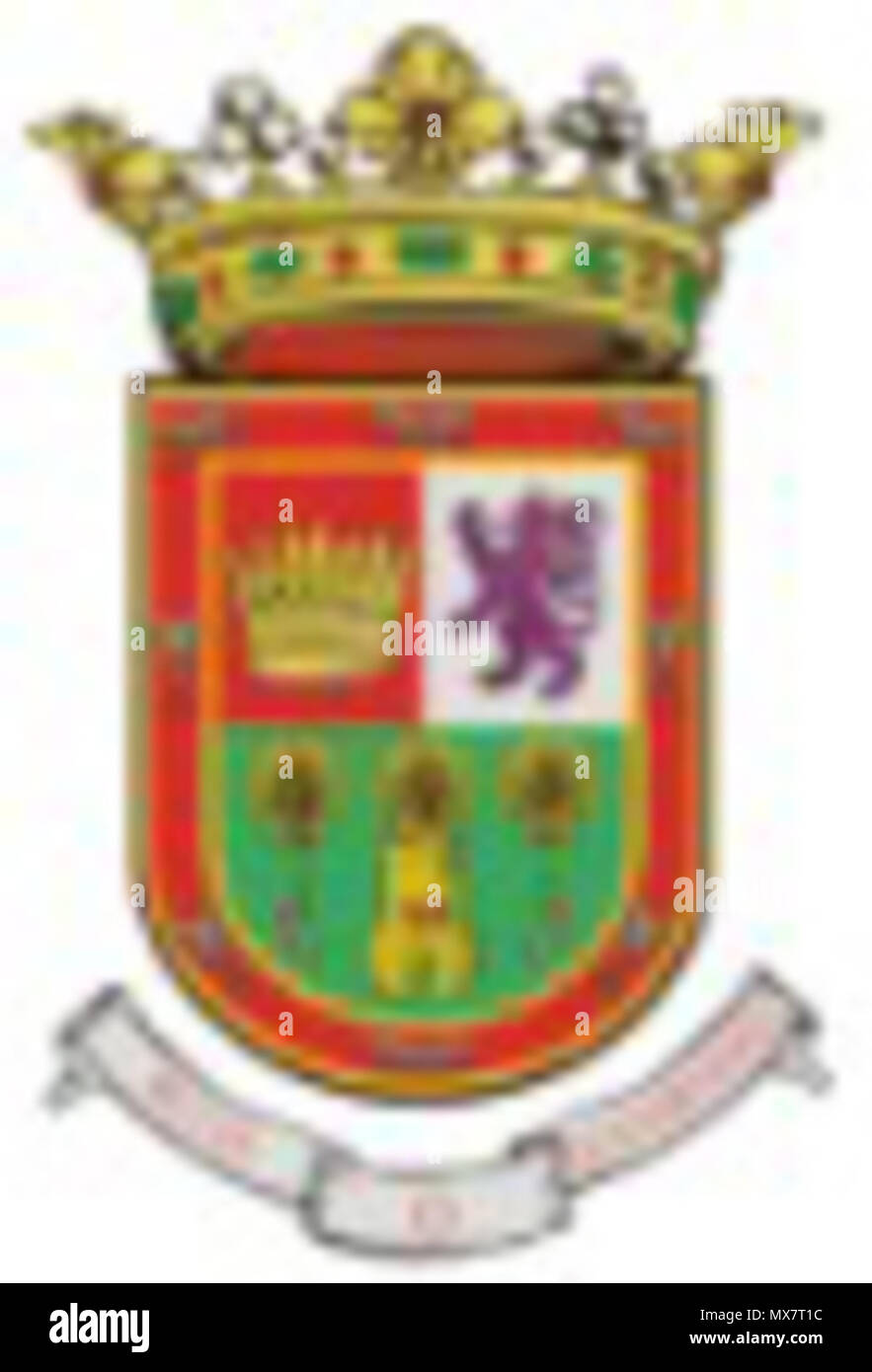 . English: Official Galdar shield Español: Escudo oficial de Gáldar . No conocida. Ayto de Gáldar 196 EscudoGaldar Stock Photo
