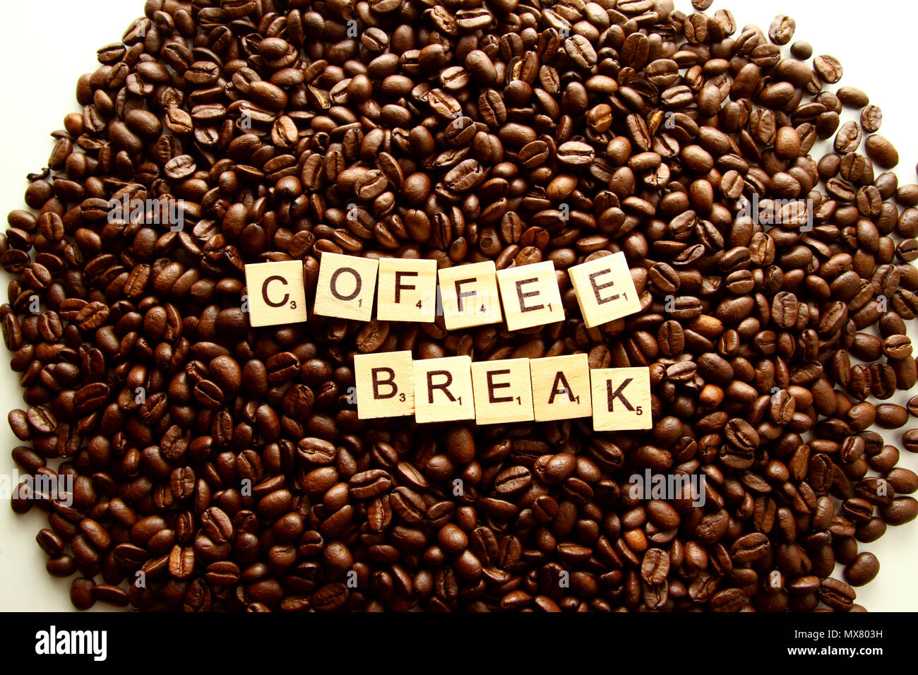 Coffee break as background Stock Photo