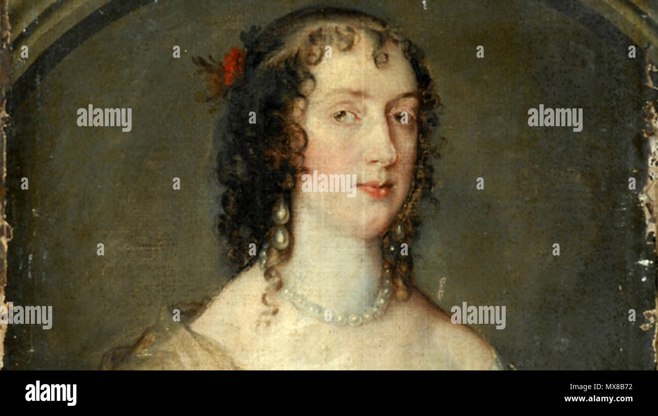 . English: Detail of the portrait of Olivia Boteler Porter before ...