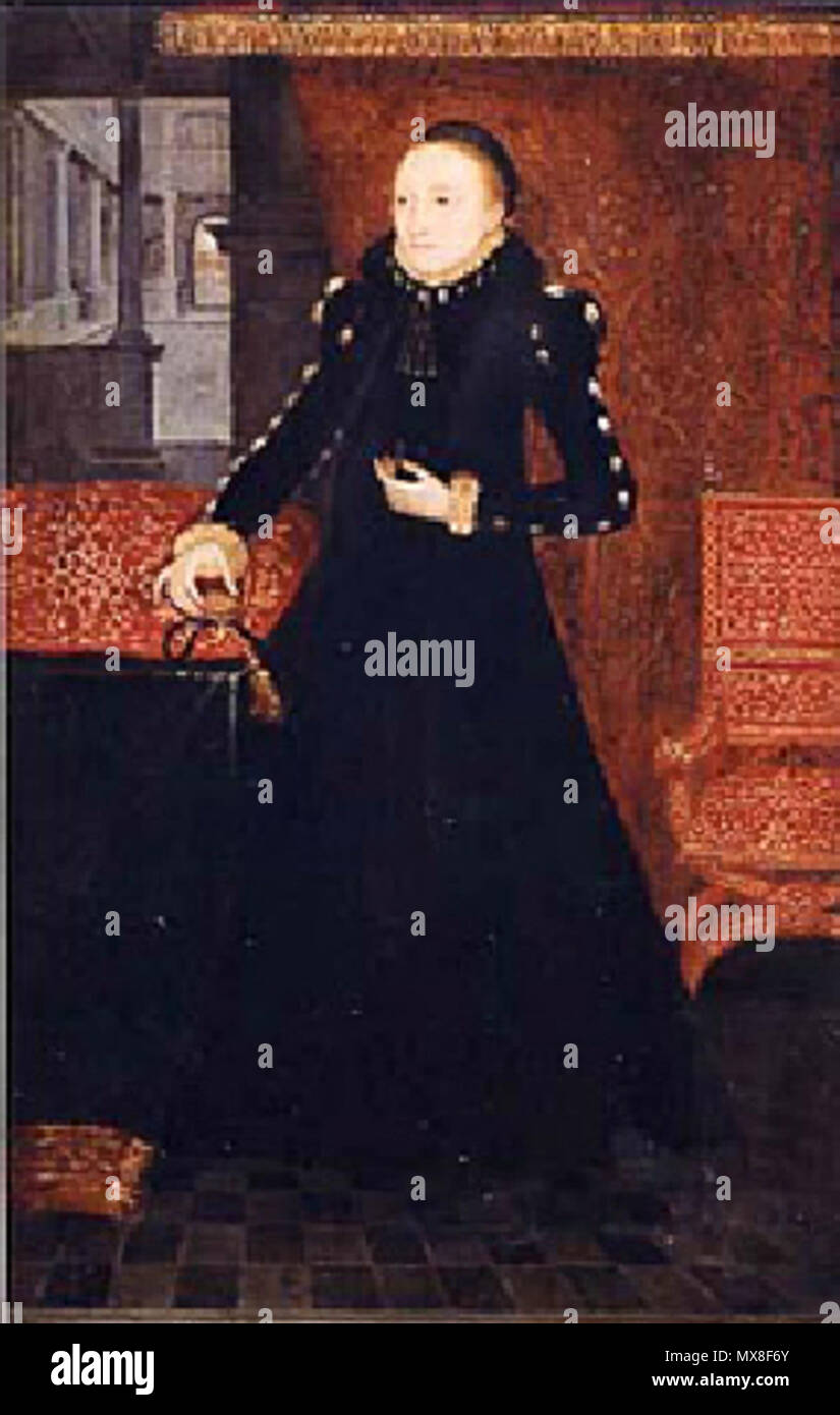 . Called Elizabeth I of England, oil on panel. circa 1559. Unknown 184 Elizabeth I c 1559 Stock Photo