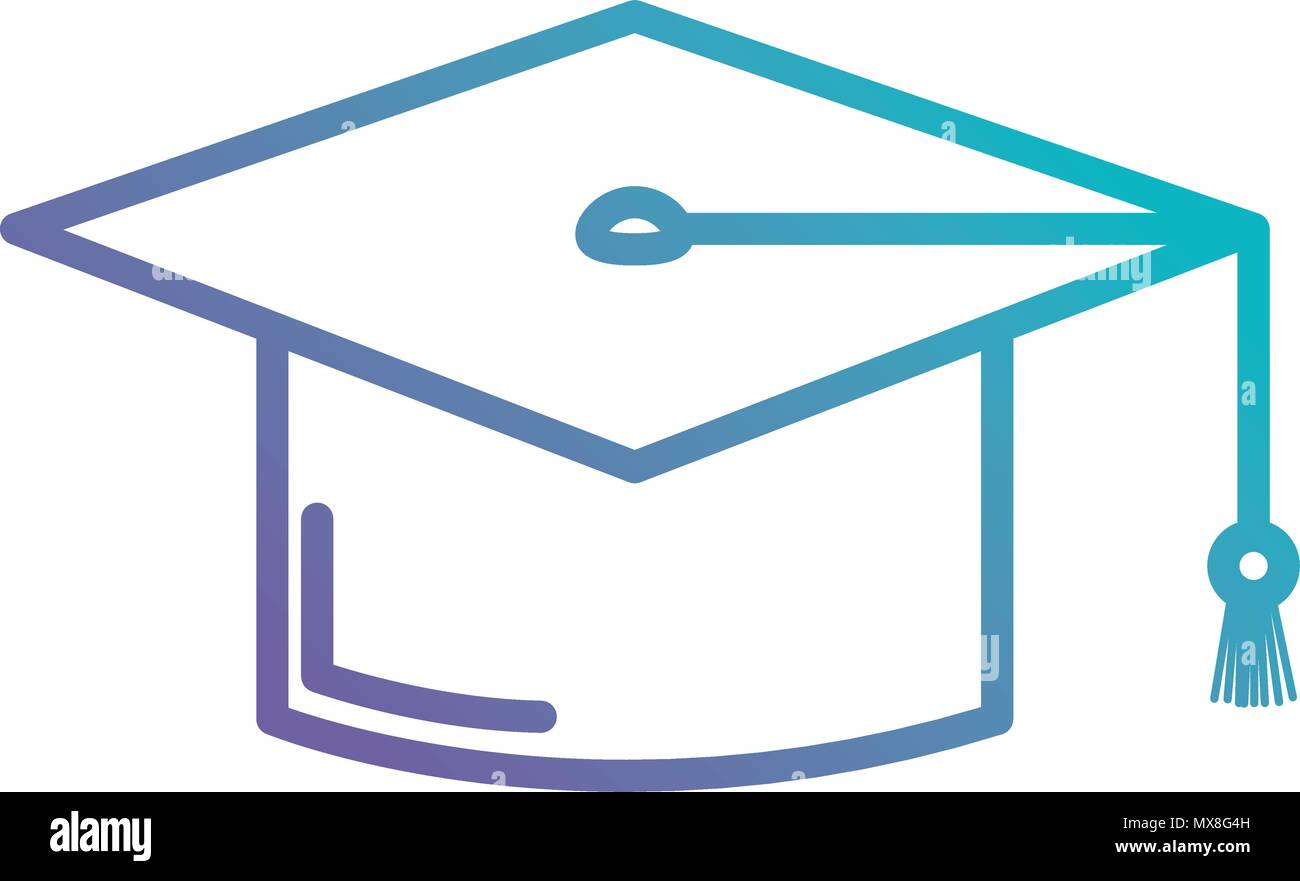 graduation hat isolated icon Stock Vector Image & Art - Alamy