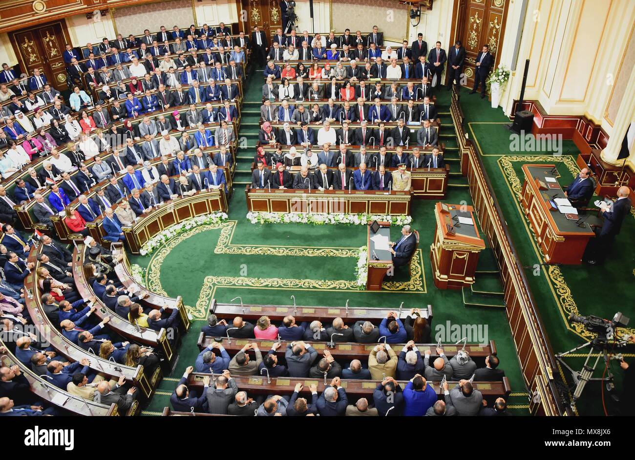 Cairo, Egypt 2 June 2018 Egyptian President Abdel Fattah ElSisi