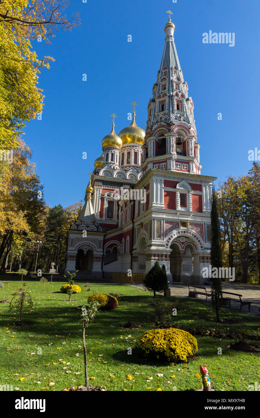 Russian church (Monastery Nativity) in town of Shipka, Stara Zagora