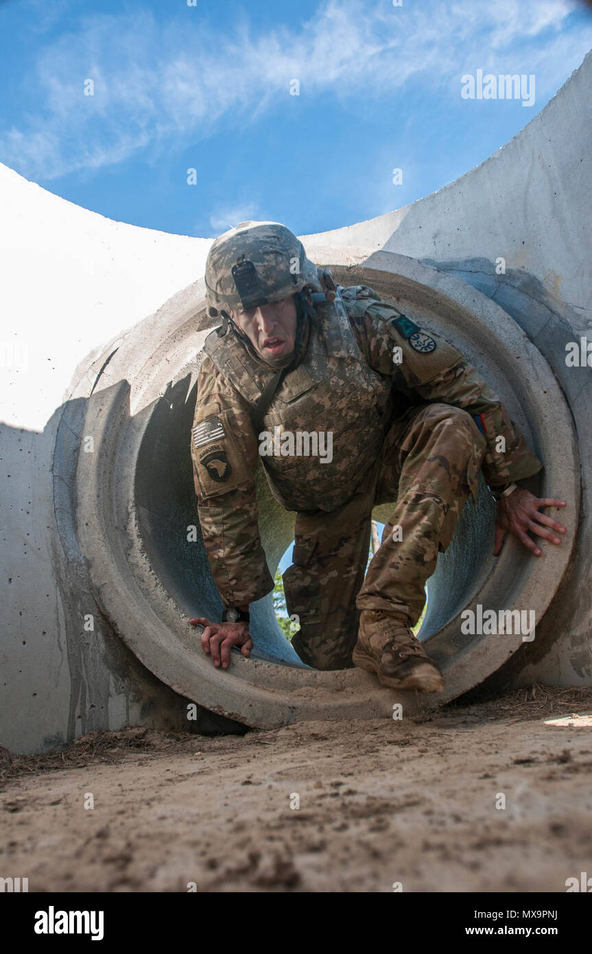 Army National Guard competes in the stressshoot portion of the Gainey