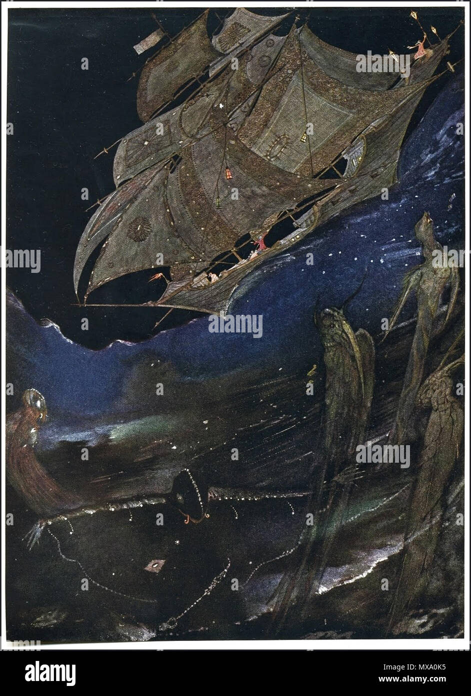 English Harry Clarke Manuscript Found In A Bottle The - 