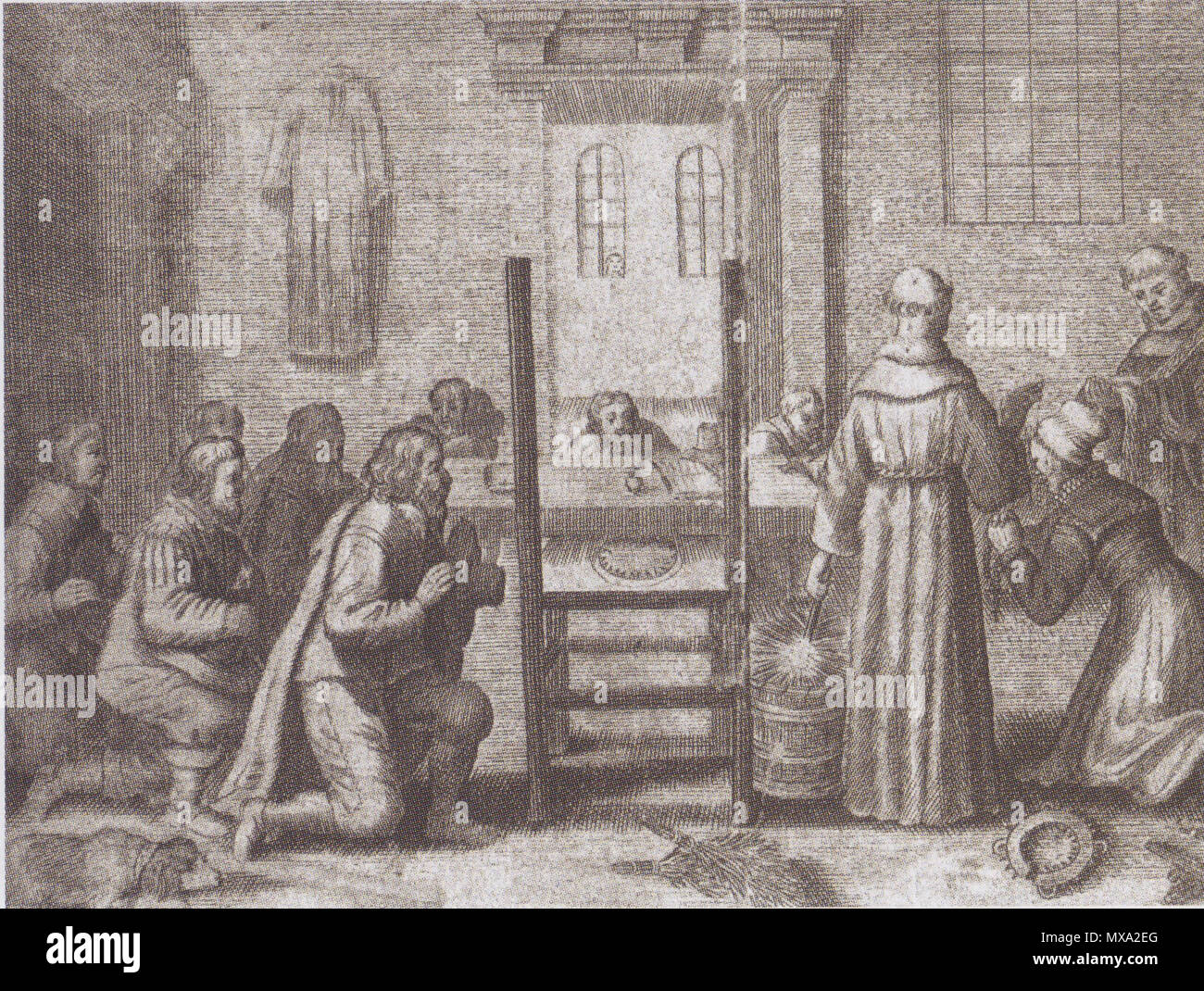 . Deutsch Hexenprozess English Witch trial 278 Hexenprozess2 Stock
