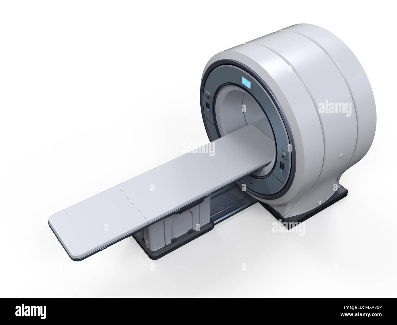 3d rendering mri scan machine or magnetic resonance imaging scan device ...