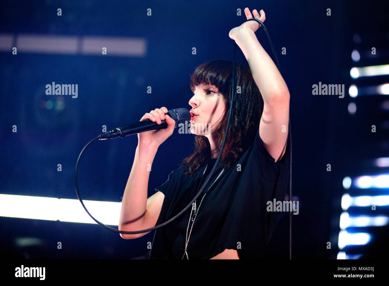 Lauren Mayberry Of Chvrches Performing Live Onstage During The Every Open Eye Tour Lauren Mayberry Live Lauren Mayberry Singer Chvrches Singer Chvrches Band Chvrches In Concert Stock Photo Alamy