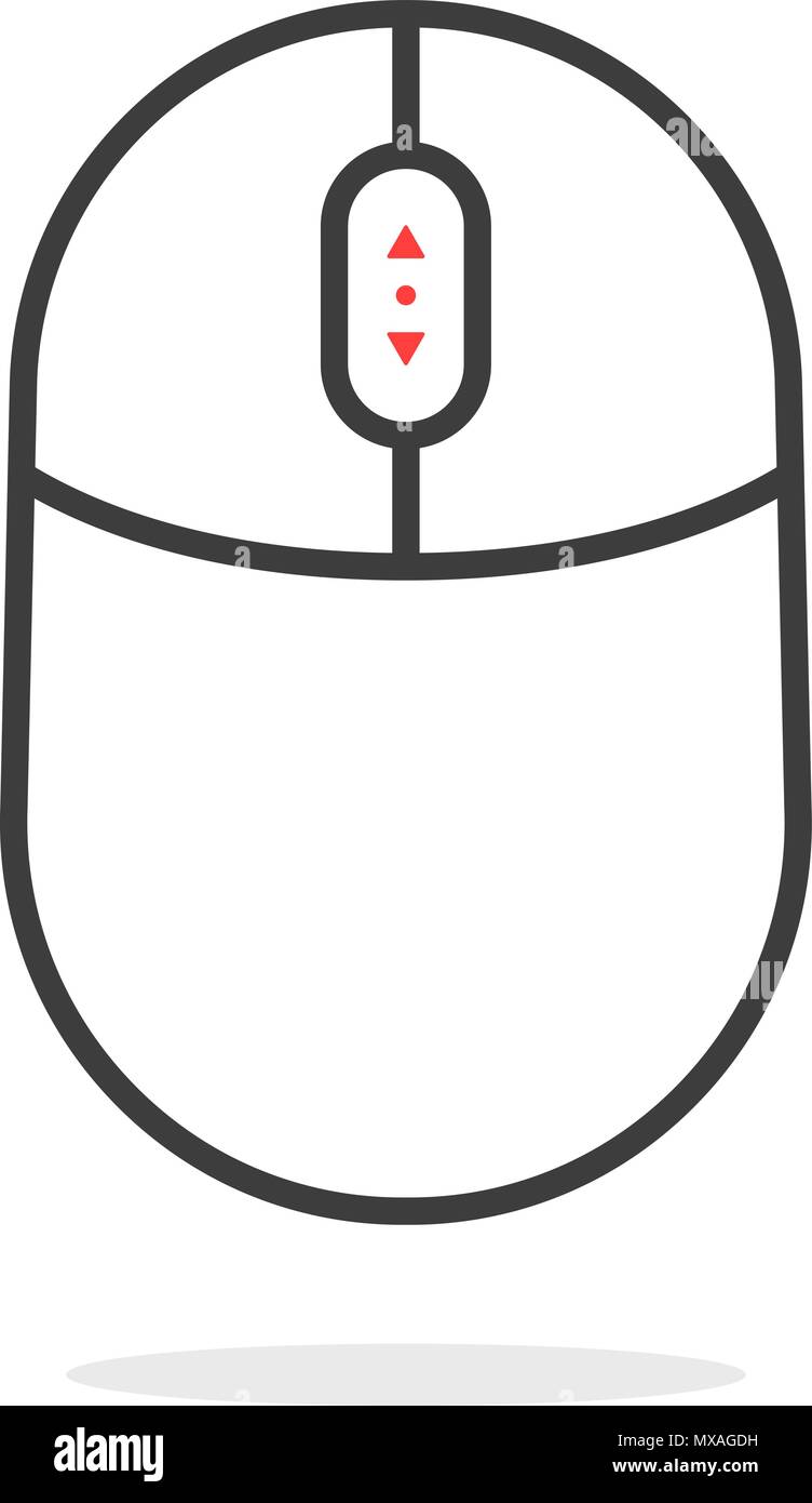 Icon scroll up down Stock Vector Images - Alamy