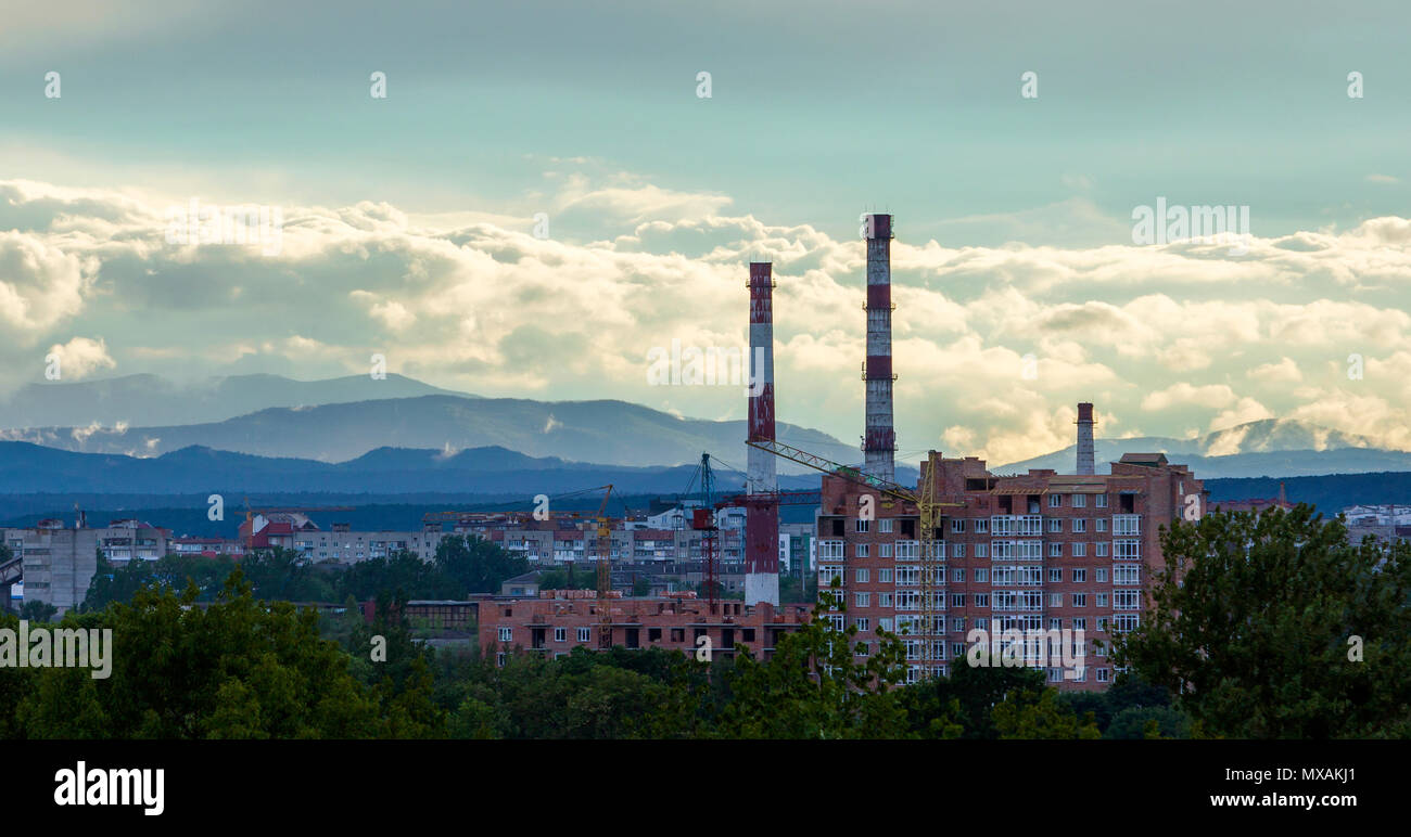 Stunning Urban Modern Apartment Chimneys image