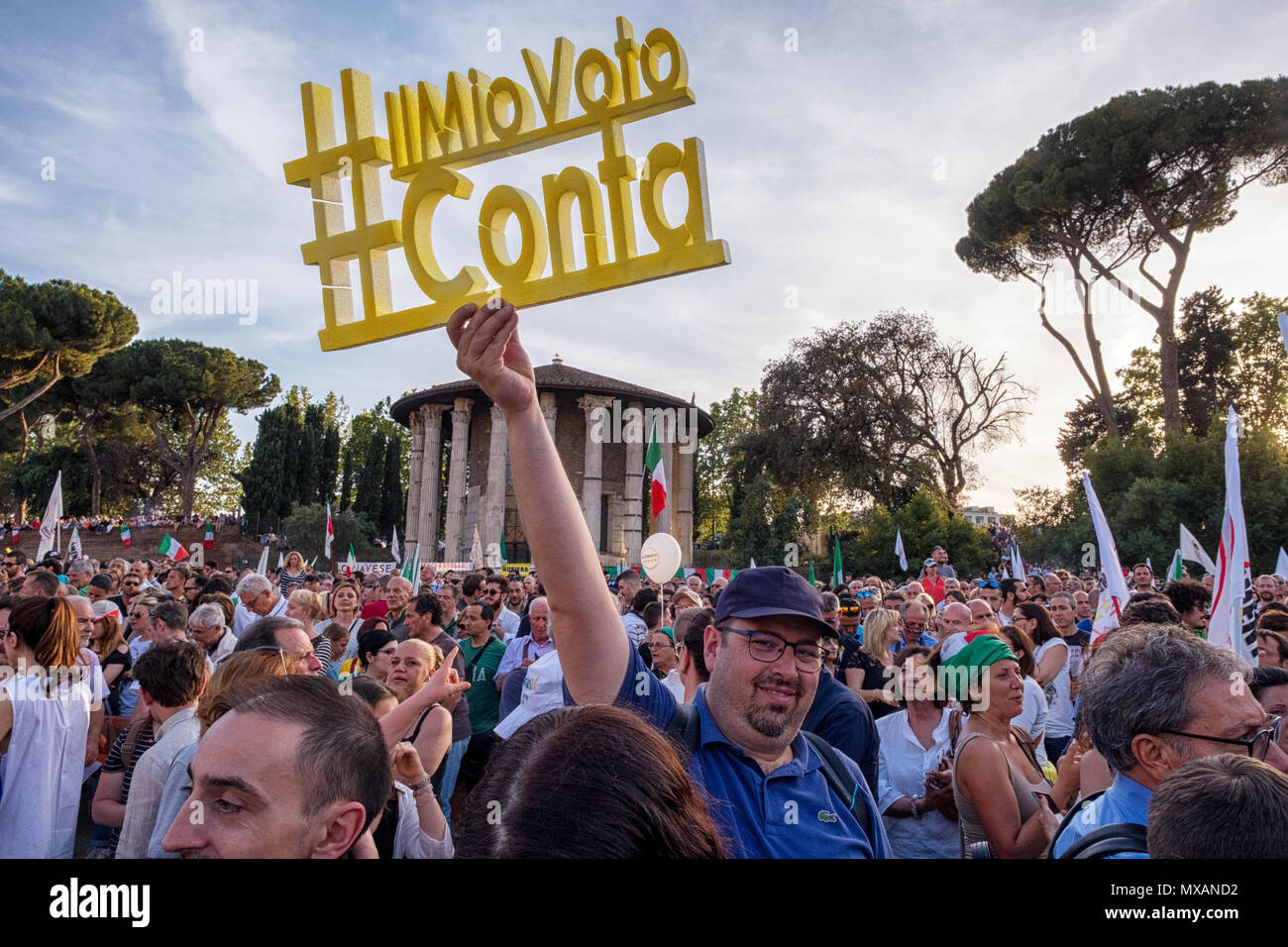 Italy’s Five Star Movement has blown a hole in the country’s political landscape by claiming the largest vote share in the general election. The party, led by Luigi Di Maio and founded by Beppe Grillo, emerged as the big winner of a vote that will be viewed with trepidation in Brussels. Formed in 2009 in the aftermath of the financial crisis, Five Star has fed off public fury over corruption in the Italian establishment and sluggish economic recovery. Stock Photo