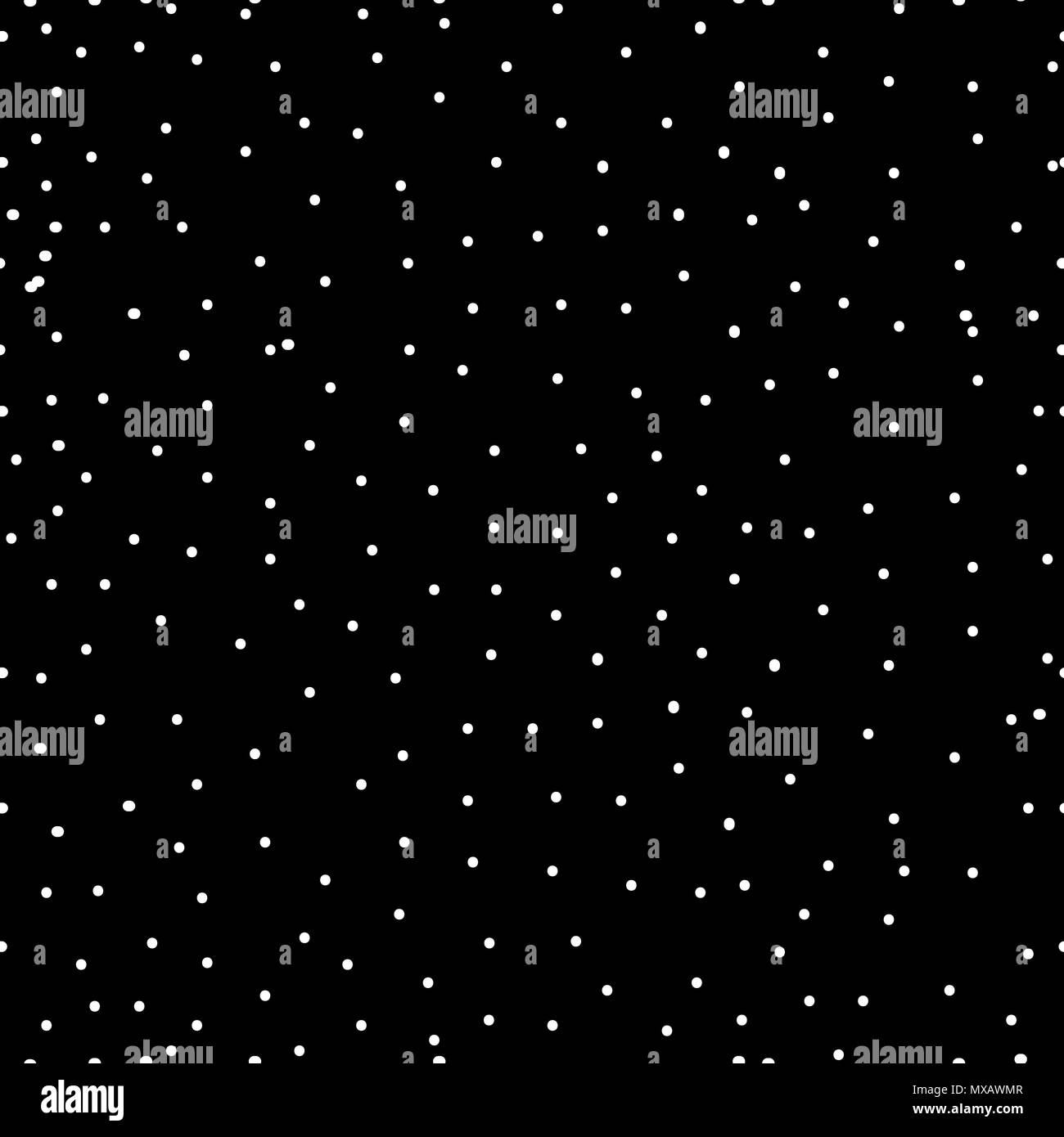 Seamless pattern of star sky on black background, vector eps 10 Stock ...