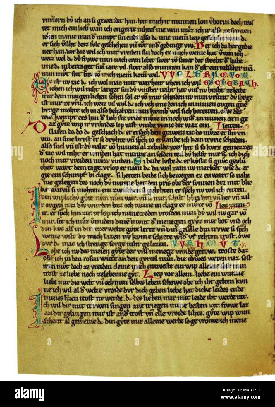 Liederhandschrift hi-res stock photography and images - Alamy
