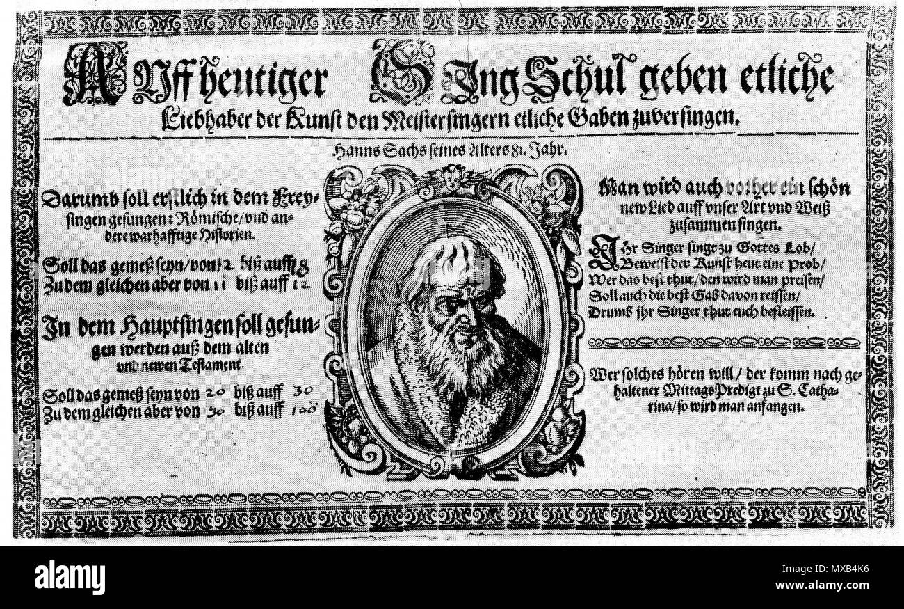 Meistersinger Of Nuremberg Stock Photos Meistersinger Of - 