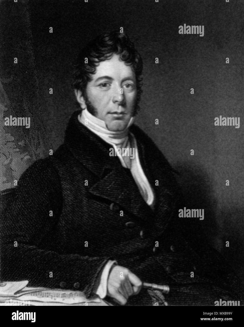 . English: Sir John Andrew Stevenson (1761 – 14 September 1833) . circa 1820s. J. F. Joseph [1] 323 John Stevenson b1761 Stock Photo