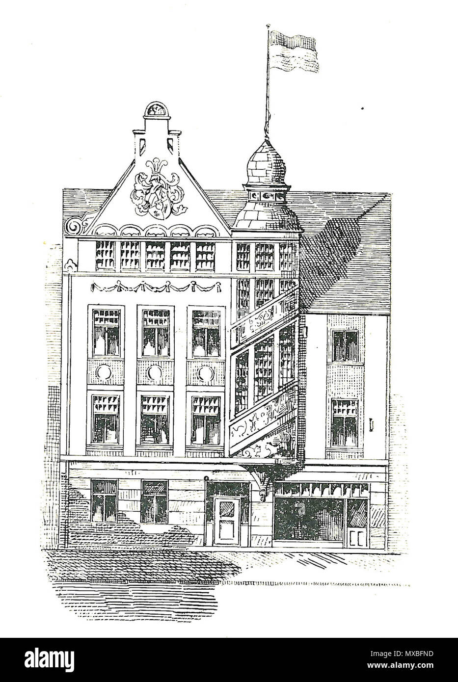 352 Konigsberg Hansea Haus Stock Photo 188338569 Alamy