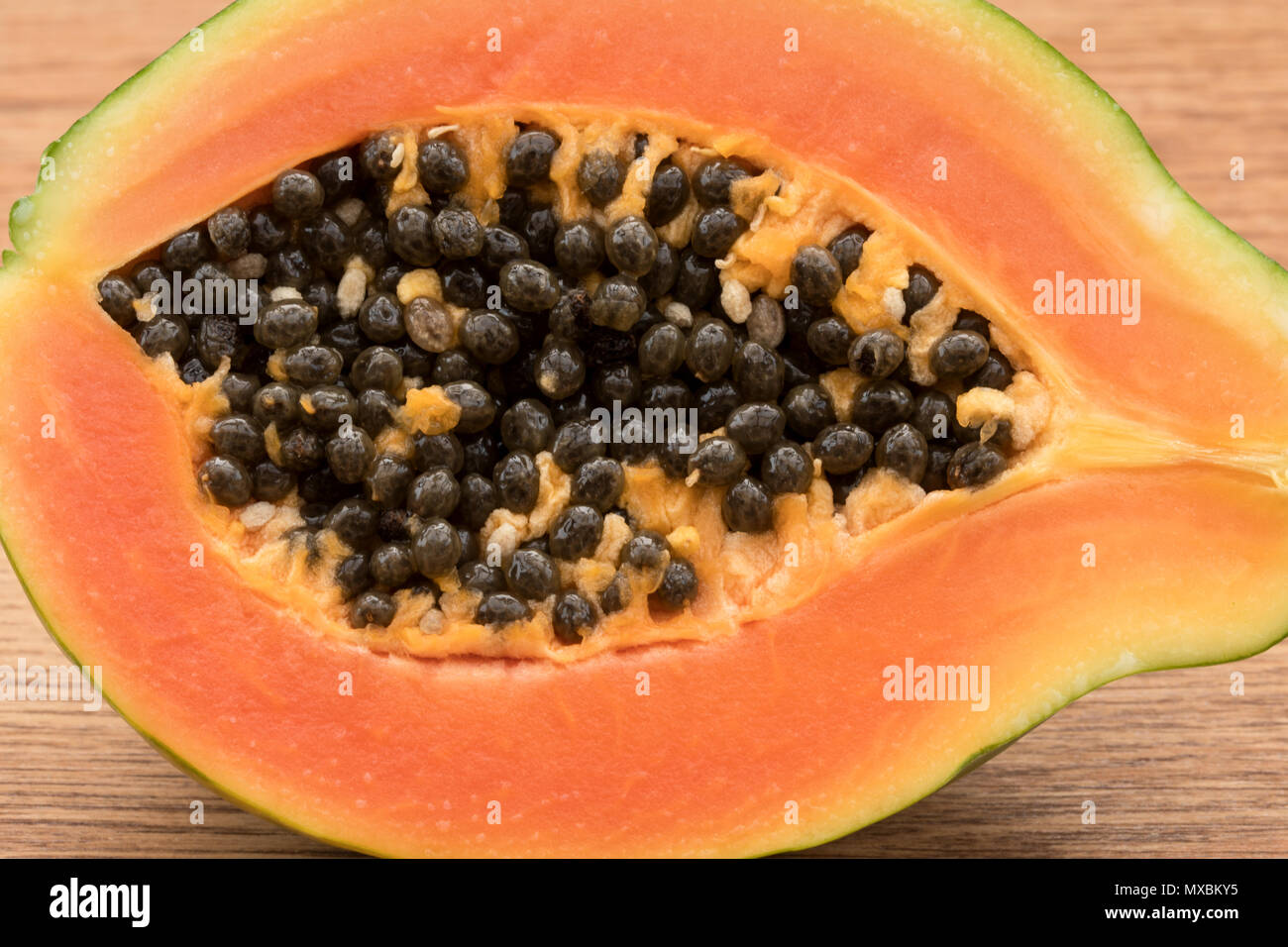 Papaya cut open hires stock photography and images Alamy