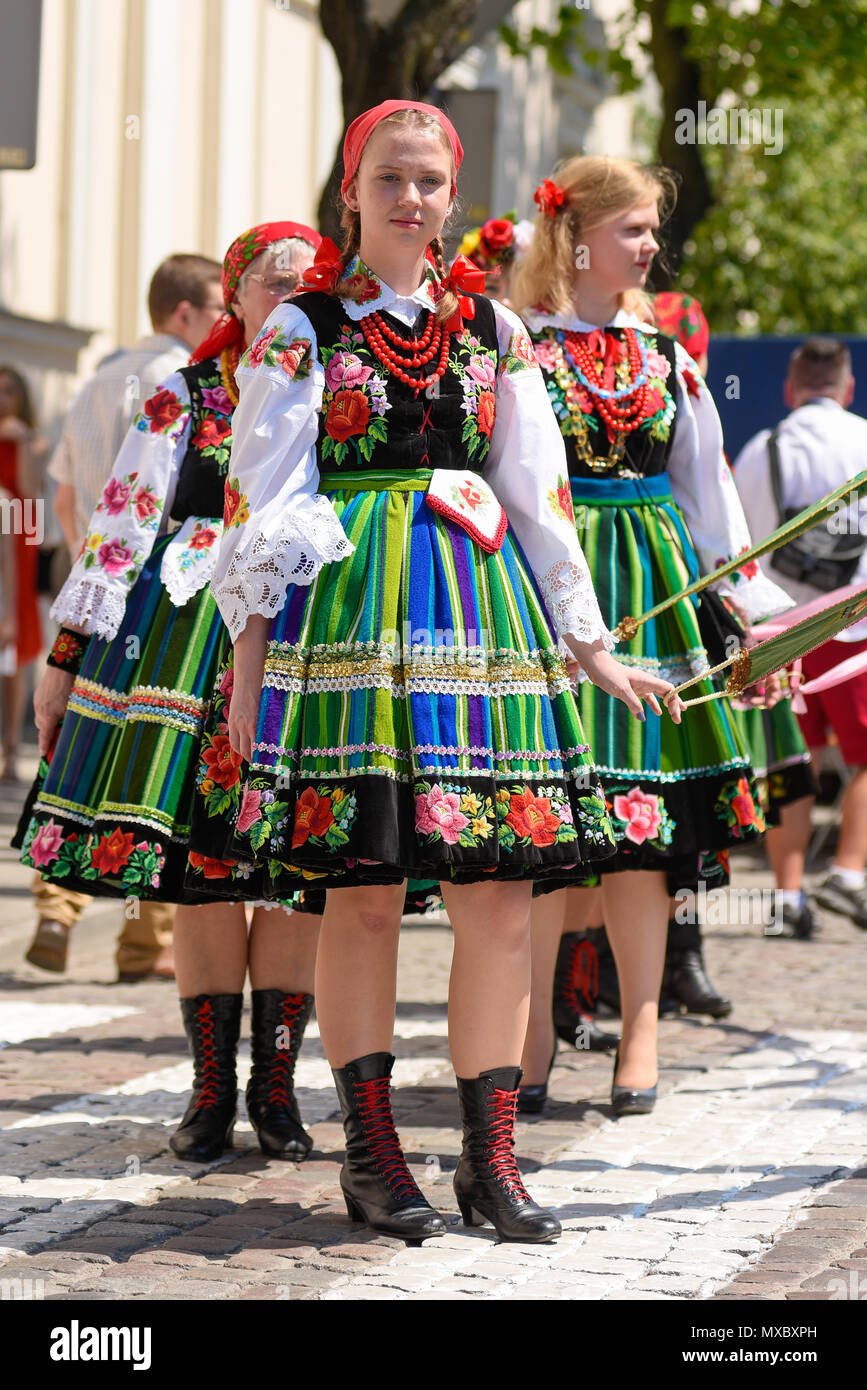 Poland lowicz festival hi-res stock photography and images - Alamy