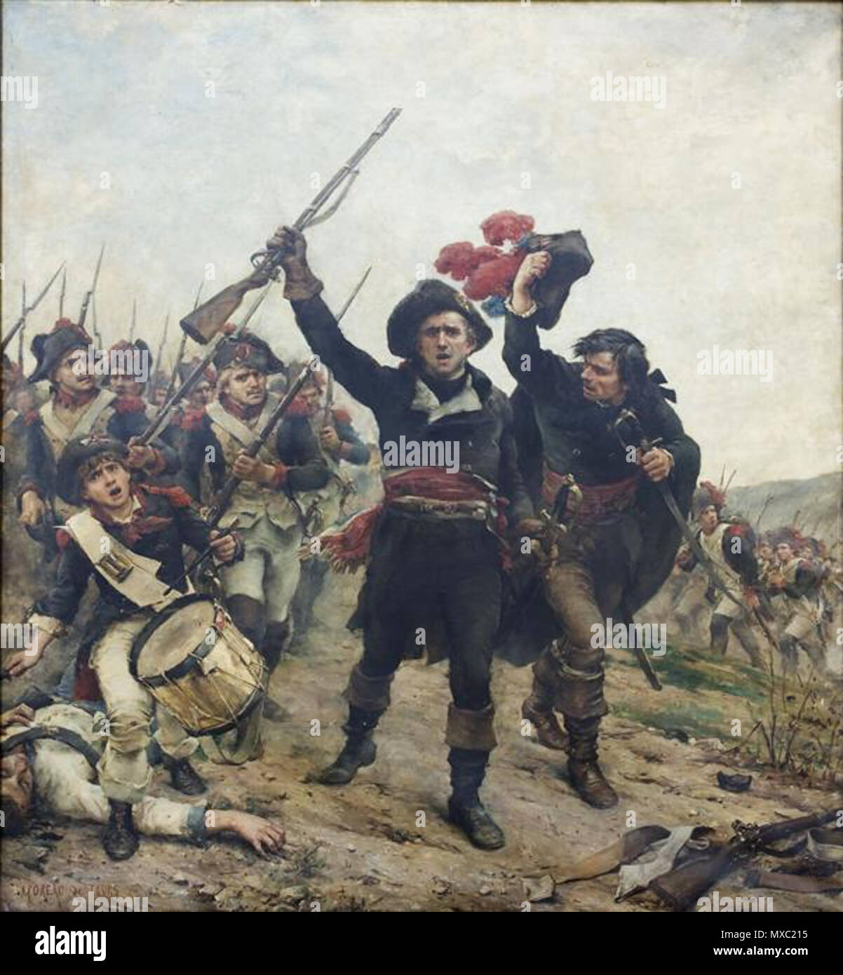 .  Français : Carnot à Wattignies English: Carnot at the Battle of Wattignies  . 1893 361 Lazare Carnot Wattignies Stock Photo