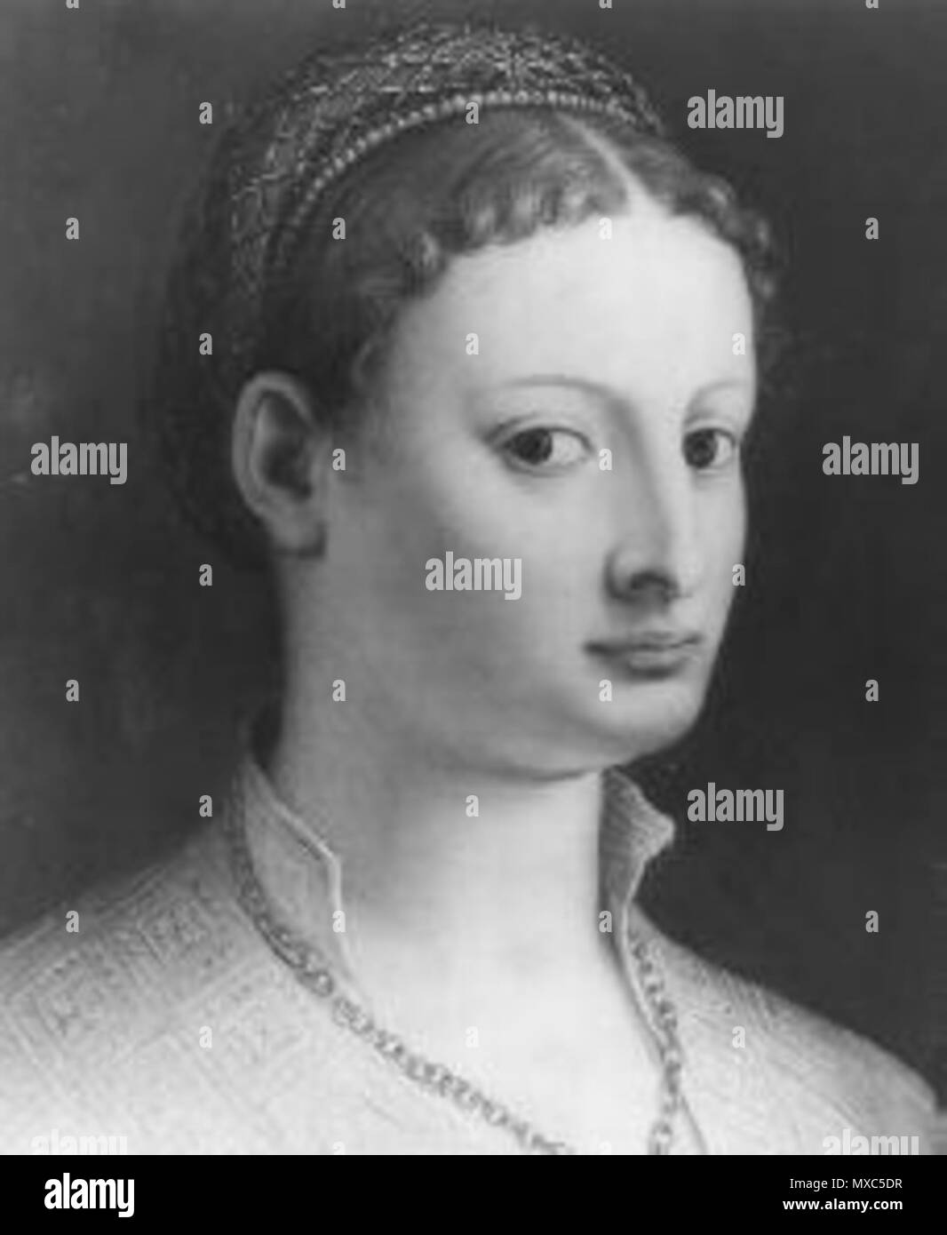 . English: Lucrezia Borgia . 1540-1550s. Unknown 380 Lucrezia Stock Photo