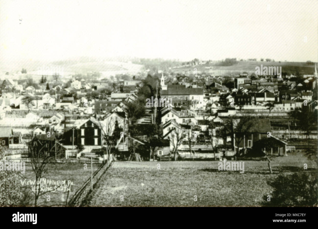 . English Manheim in Lancaster Country, Pennsylvania . 1907. Unknown 391 Manheim Stock Photo