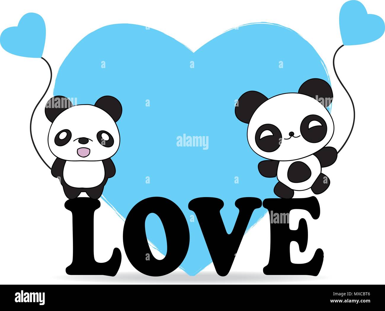 Cartoon Illustration Fat Panda Bear Stock Photos Cartoon