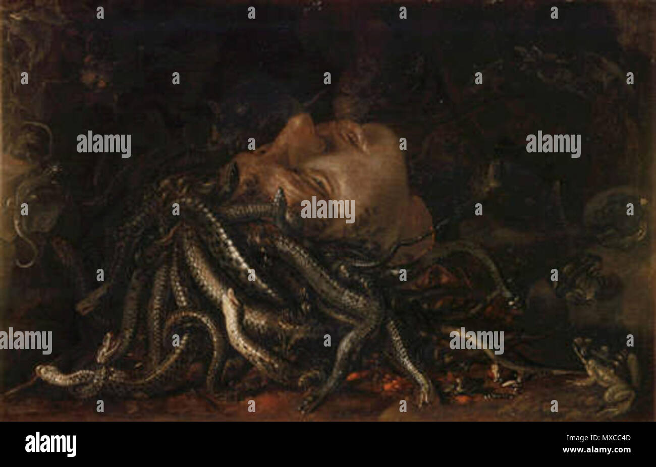 . The Head of Medusa, a Flemish painting . formerly attributed to