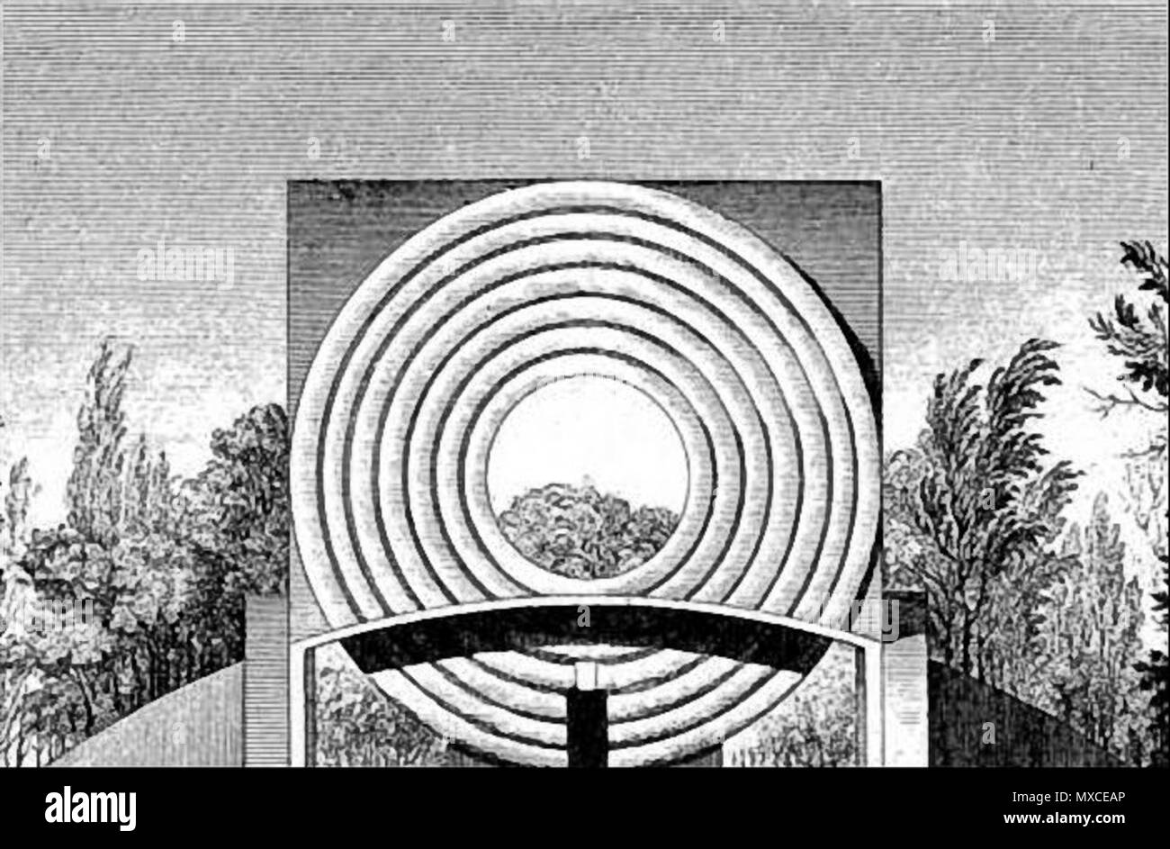 . Claude-Nicolas Ledoux: 'House of Circles', Project for an artists ...