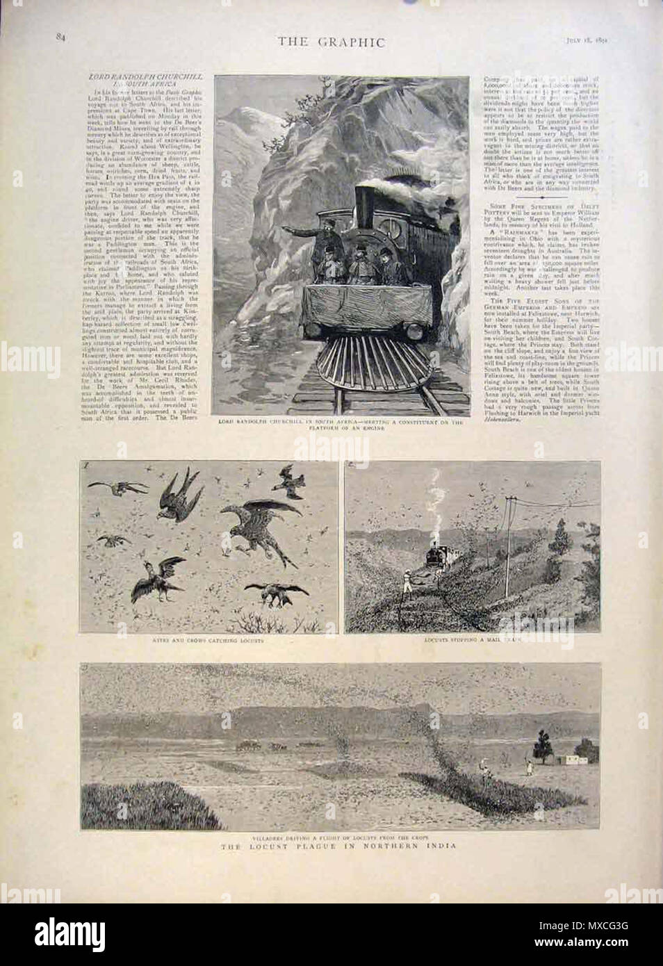 English Views From The Graphic Some With Later Hand Coloring From Ebay Auction The Locust Plague In Northern India From The Graphic 1891 Between 1846 And 1899 Views From The