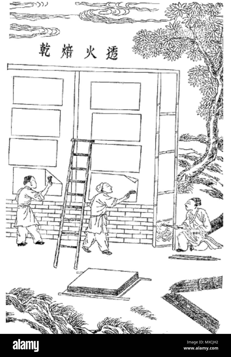 Paper making process Black and White Stock Photos & Images Alamy