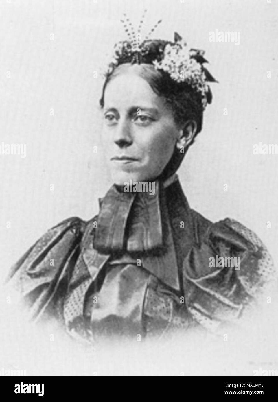 . English: Portrait of Mary Kingsley (1862-1900) . um 1890/1900. unknow photographer 404 Mary Kingsley02 Stock Photo