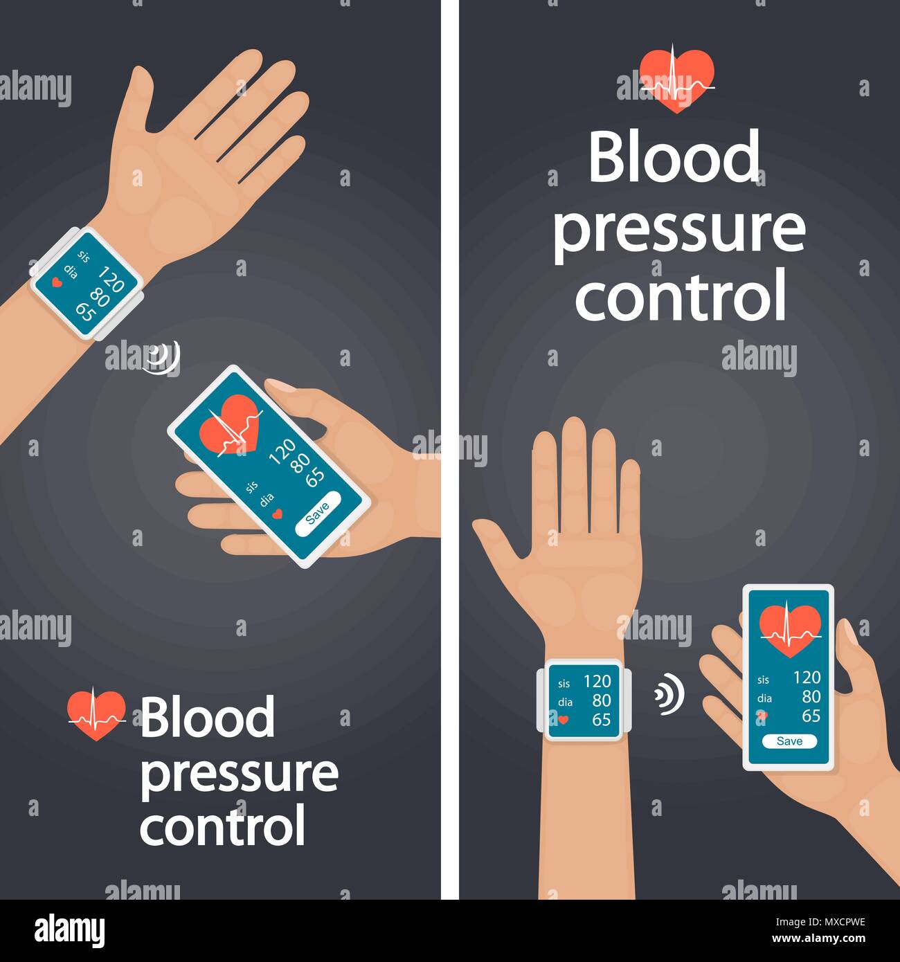 Measurement and monitoring of blood pressure with modern gadgets and