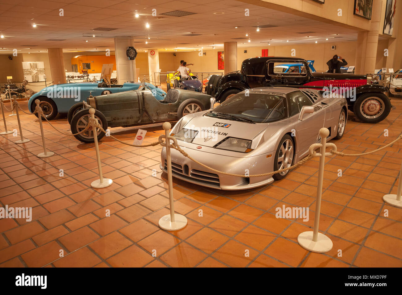 Monaco Top Cars Collection automobile museum, Bugatti cars, Exhibition of  HSH The Prince of Monaco's Vintage Car Collection Stock Photo - Alamy