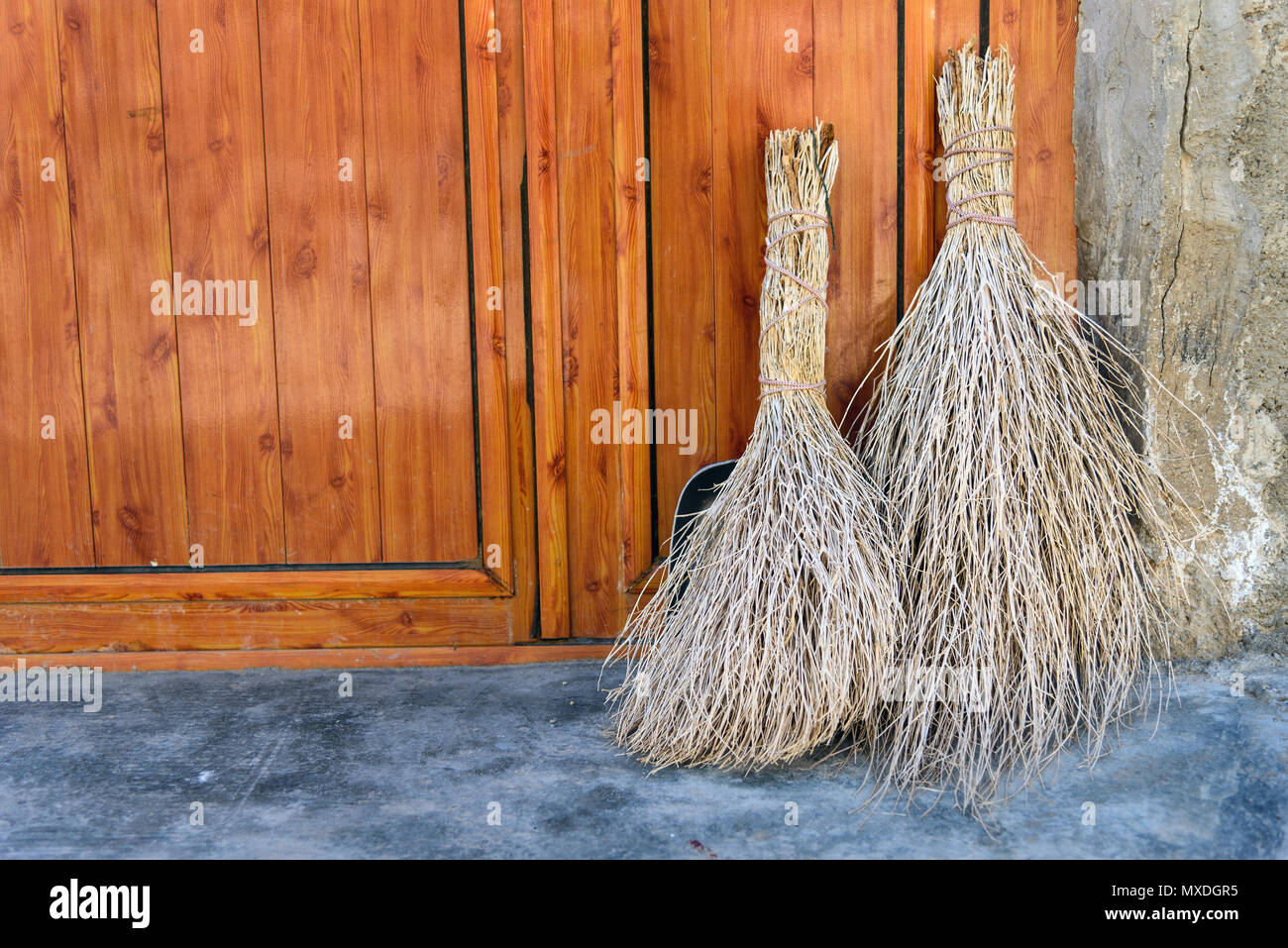 Old Brooms Stock Photos & Old Brooms Stock Images Alamy