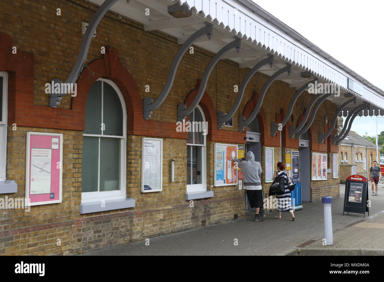 Canterbury East train station Stock Photo Alamy