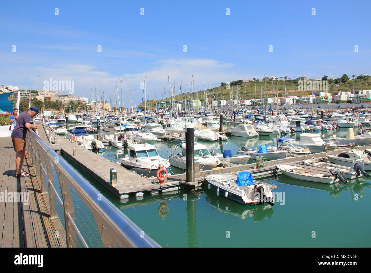 Albufeira Harbour, Algarve Portugal Stock Photo - Alamy