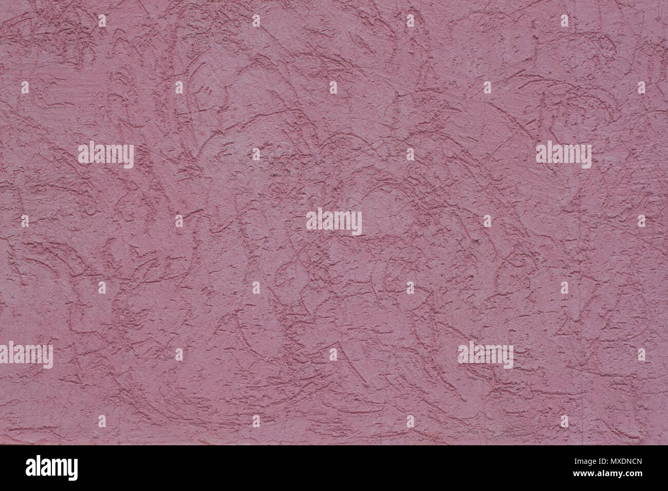 Pink wall background with plaster Stock Photo
